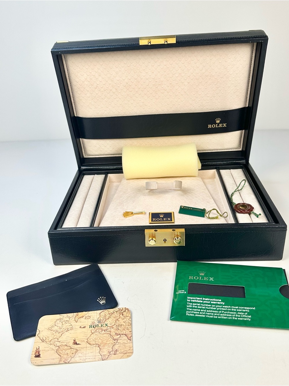 Authentic Vintage Rolex XL  EMPTY Box Men’s Gold Presidential From 1991